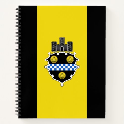 Flag of Pittsburgh Pennsylvania Notebook