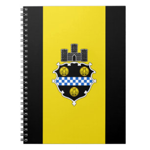 Flag of Pittsburgh, Pennsylvania Notebook