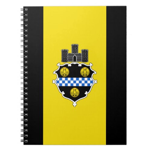 Flag of Pittsburgh Pennsylvania Notebook