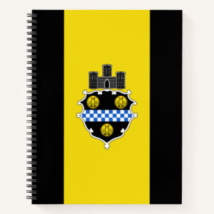 Flag of Pittsburgh, Pennsylvania Notebook