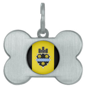 Flag of Pittsburgh, Pennsylvania Pet Tag