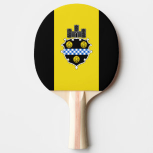 Flag of Pittsburgh, Pennsylvania Ping Pong Paddle