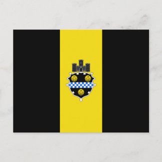 Flag of Pittsburgh, Pennsylvania Postcard