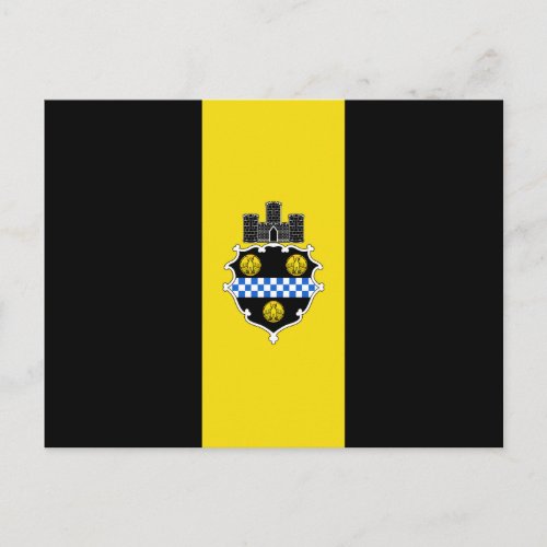 Flag of Pittsburgh Pennsylvania Postcard