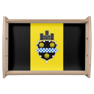 Flag of Pittsburgh, Pennsylvania Serving Tray