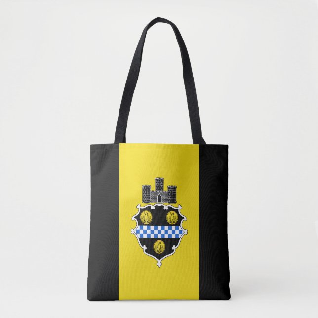 Flag of Pittsburgh, Pennsylvania Tote Bag (Front)