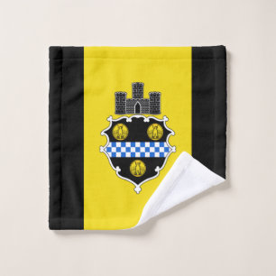 Flag of Pittsburgh, Pennsylvania Wash Cloth