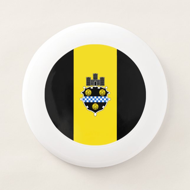 Flag of Pittsburgh, Pennsylvania Wham-O Frisbee (Front)
