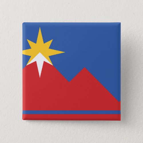 Flag of Pocatello Idaho Button