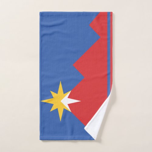 Flag of Pocatello Idaho Hand Towel