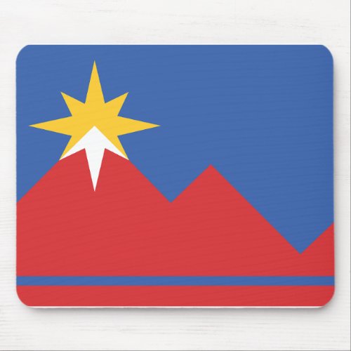 Flag of Pocatello Idaho Mouse Pad
