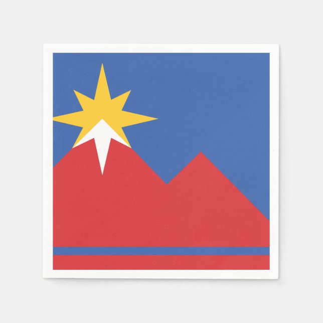 Flag of Pocatello, Idaho Napkins (Front)