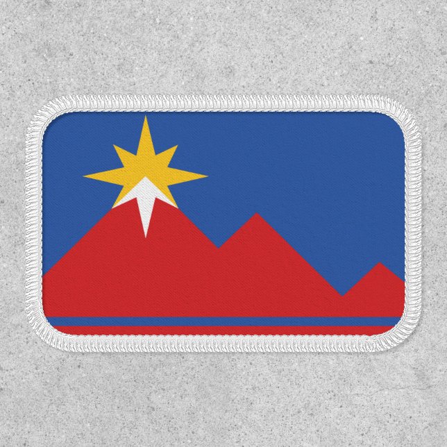 Flag of Pocatello, Idaho Patch (Front)