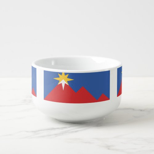Flag of Pocatello Idaho Soup Mug