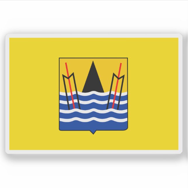 Flag of Pointe-Noire, Republic of the Congo Sticker (Front)