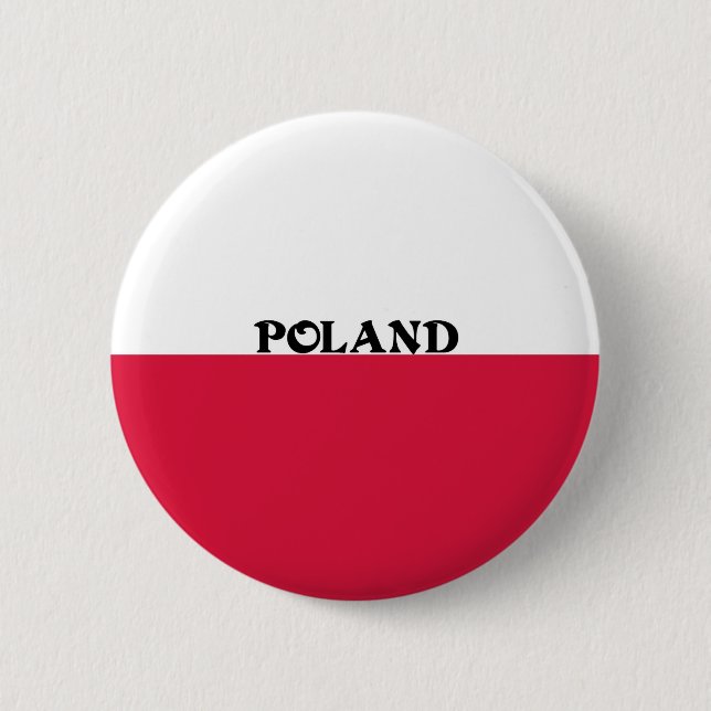 Flag of Poland  Button (Front)