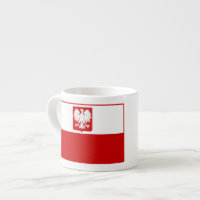 Flag of Poland Coat of Arms Espresso Mugs