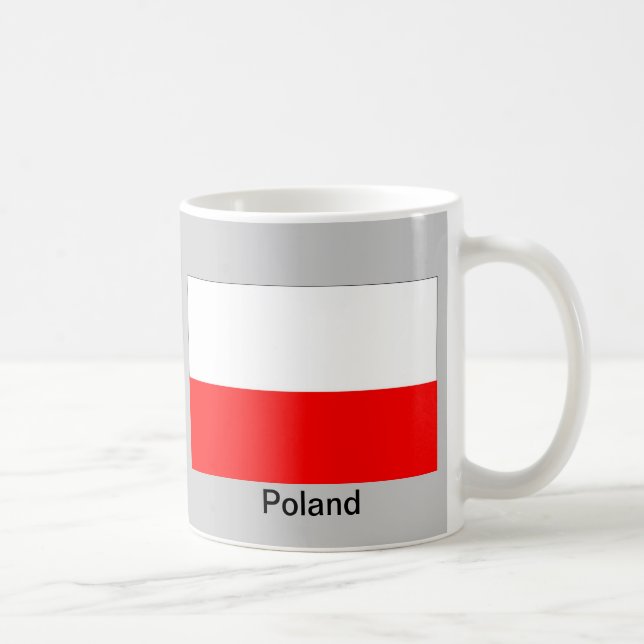 Flag of Poland Coffee Mug (Right)