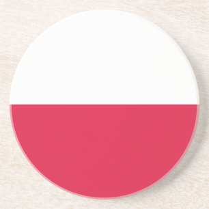 Flag of Poland Drink Coaster