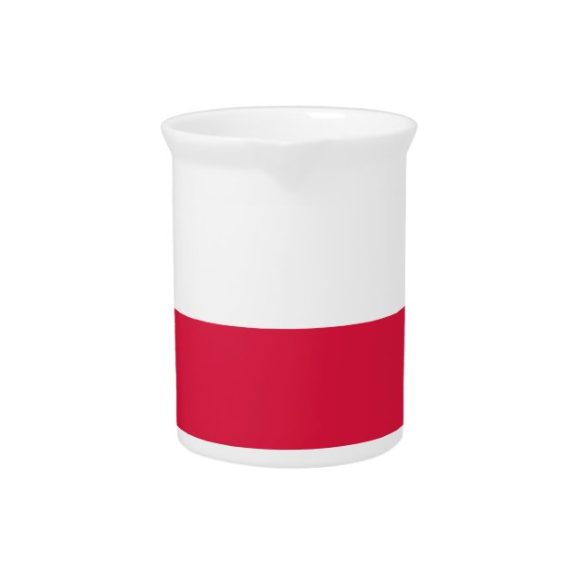 Flag of Poland Drink Pitcher (Front)