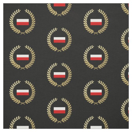 Flag of Poland Fabric
