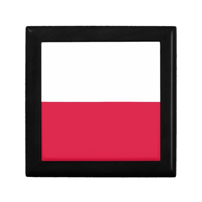 Flag of Poland Keepsake Box (Front)