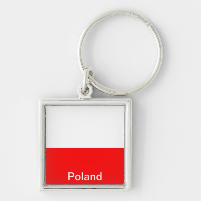 Flag of Poland Keychain (Front)