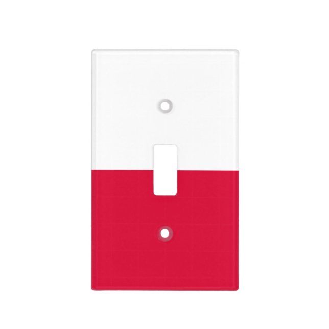 Flag of Poland Light Switch Cover (Front)
