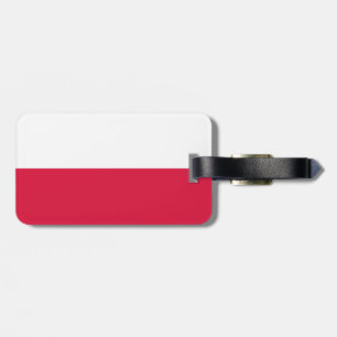 Flag of Poland Luggage Tag