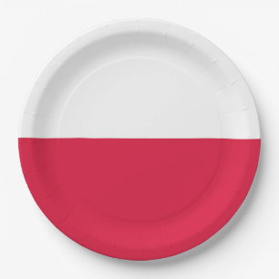 Flag of Poland Paper Plates