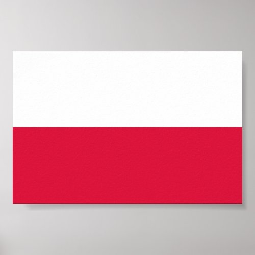 Flag of Poland Poster