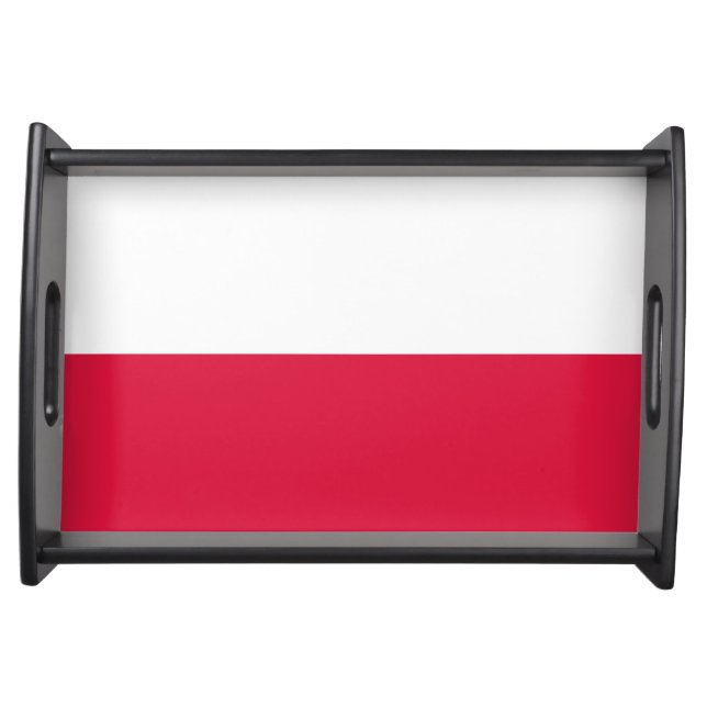 Flag of Poland Serving Tray (Front)