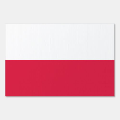 Flag of Poland Sign