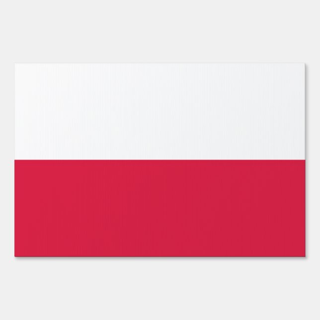 Flag of Poland Sign (Front)