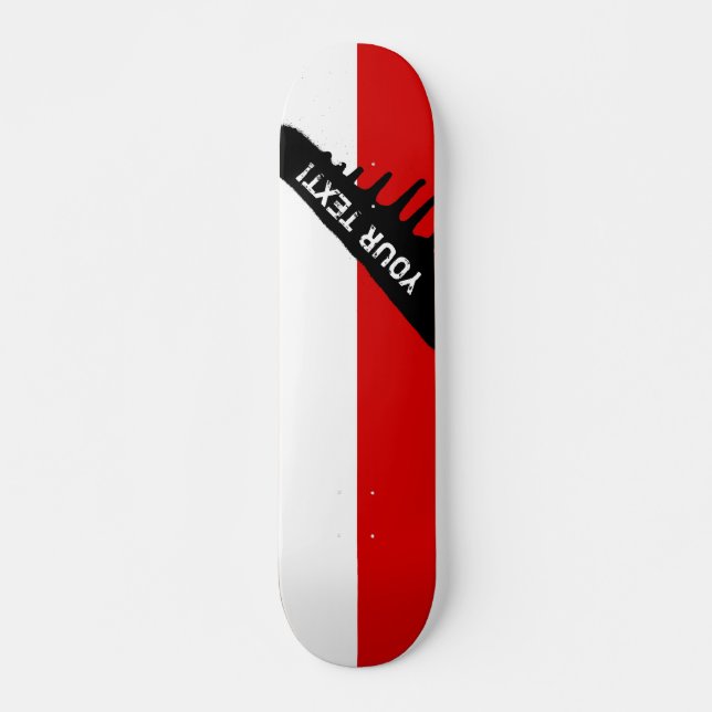 Flag of Poland Skateboard Deck (Front)