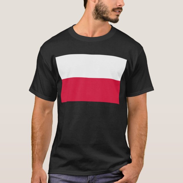 Flag of Poland T-Shirt (Front)