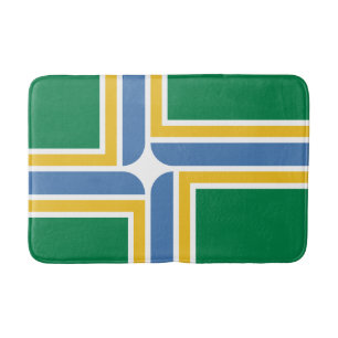 Flag of Portland, Oregon Bathroom Mat