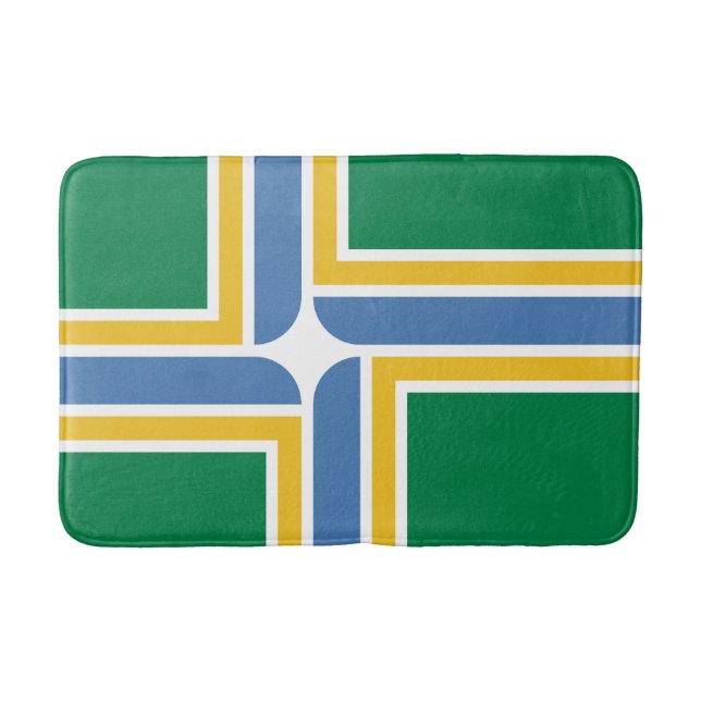 Flag of Portland, Oregon Bathroom Mat (Front)
