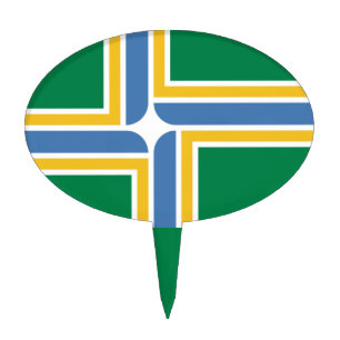 Flag of Portland, Oregon Cake Topper