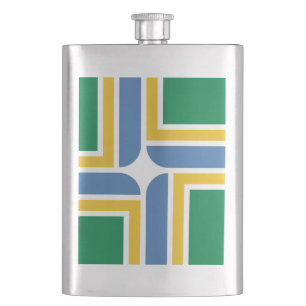Flag of Portland, Oregon Flask