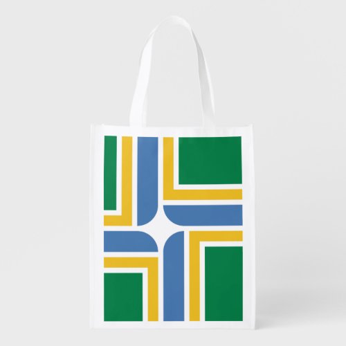 Flag of Portland Oregon Grocery Bag