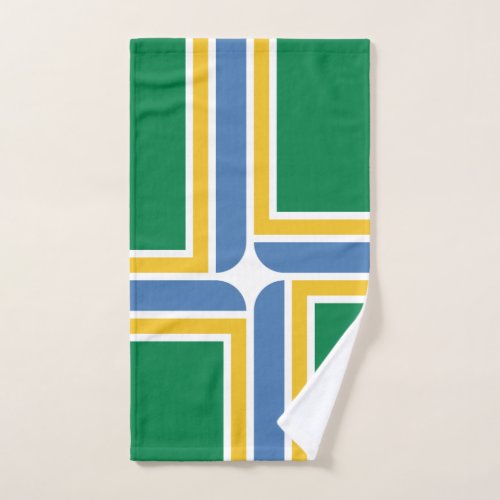 Flag of Portland Oregon Hand Towel
