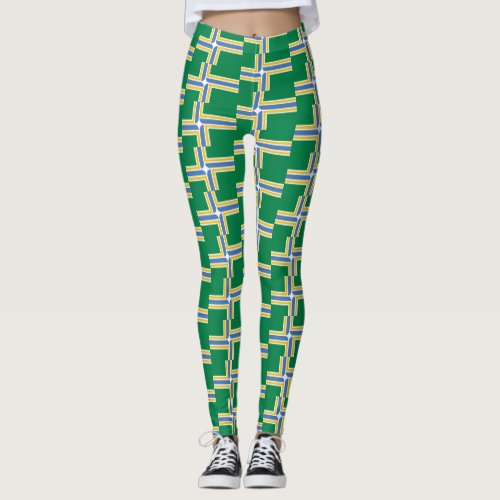 Flag of Portland Oregon Leggings