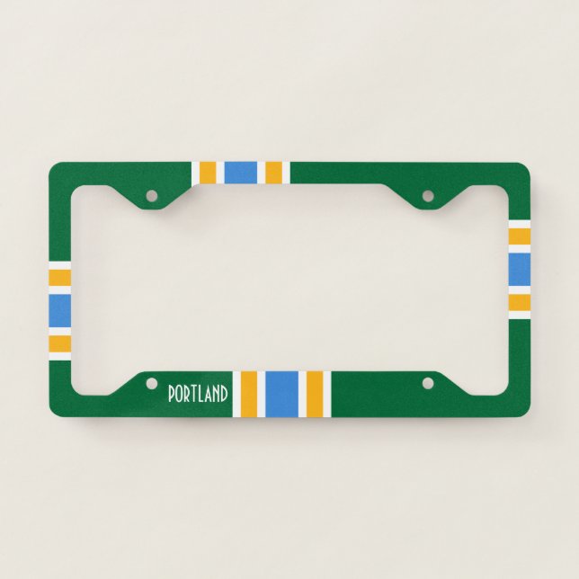 Flag of Portland - Oregon License Plate Frame (Front)