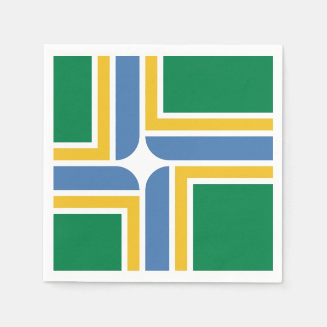 Flag of Portland, Oregon Napkins (Front)