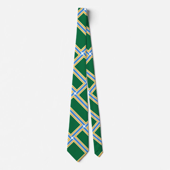Flag of Portland - Oregon Neck Tie (Front)
