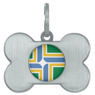 Flag of Portland, Oregon Pet ID Tag