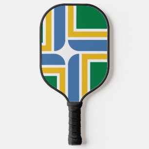 Flag of Portland, Oregon Pickleball Paddle