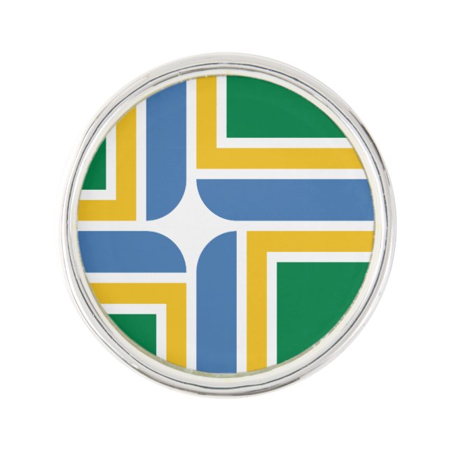 Flag of Portland, Oregon Pin (Front)