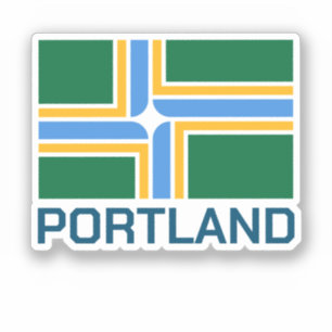 Flag of Portland - Oregon Sticker